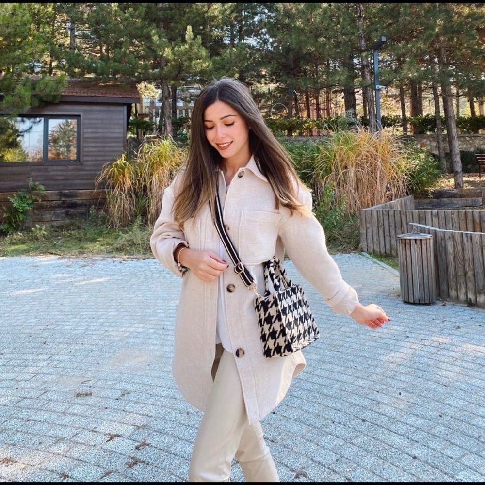 H&M Overshirt Jacket Shacket New - Picture 3 of 6